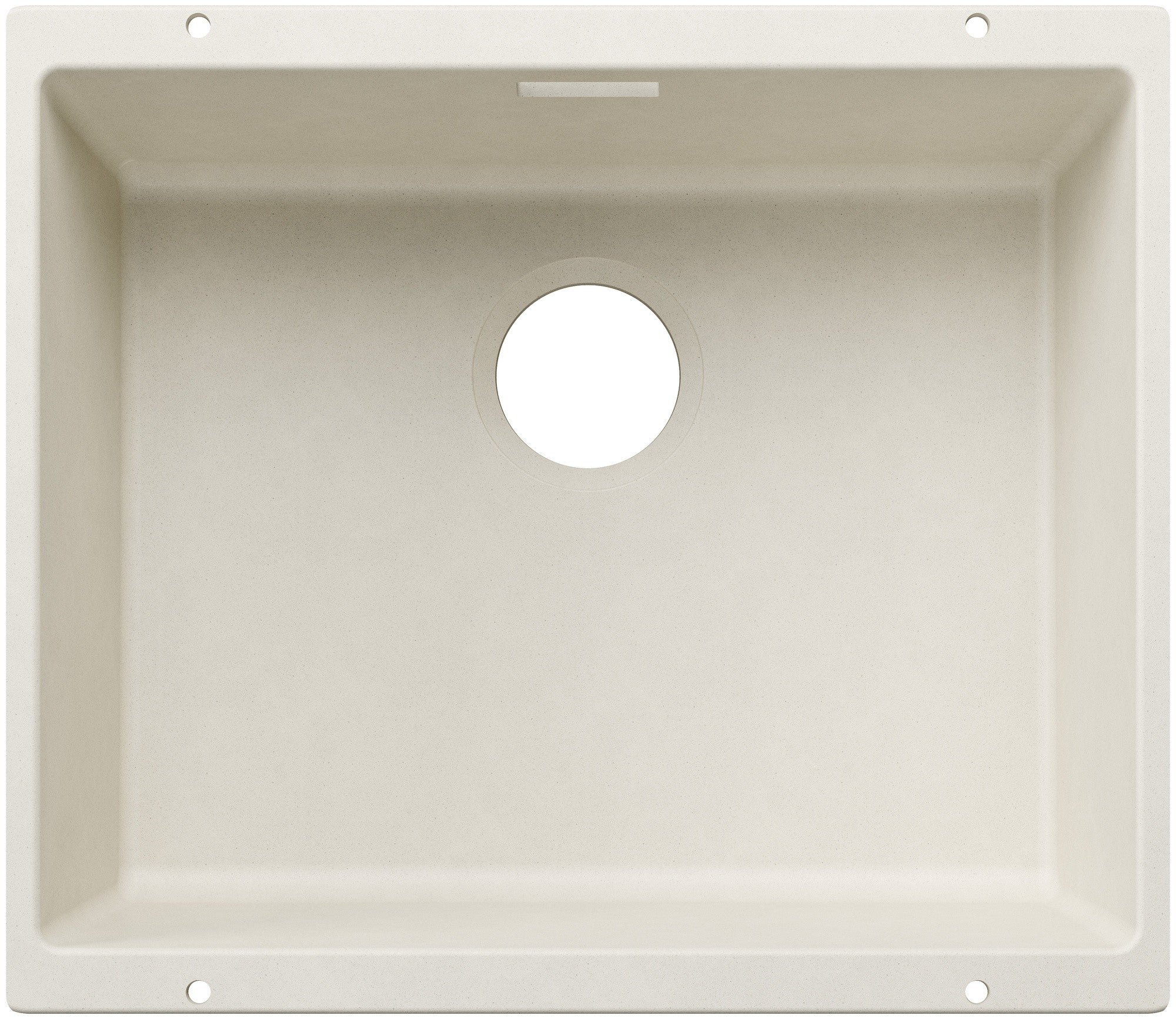 Chiuveta bucatarie Subline 500, 527796, granit alb antic, sub blat, 500 x 400 mm, Blanco